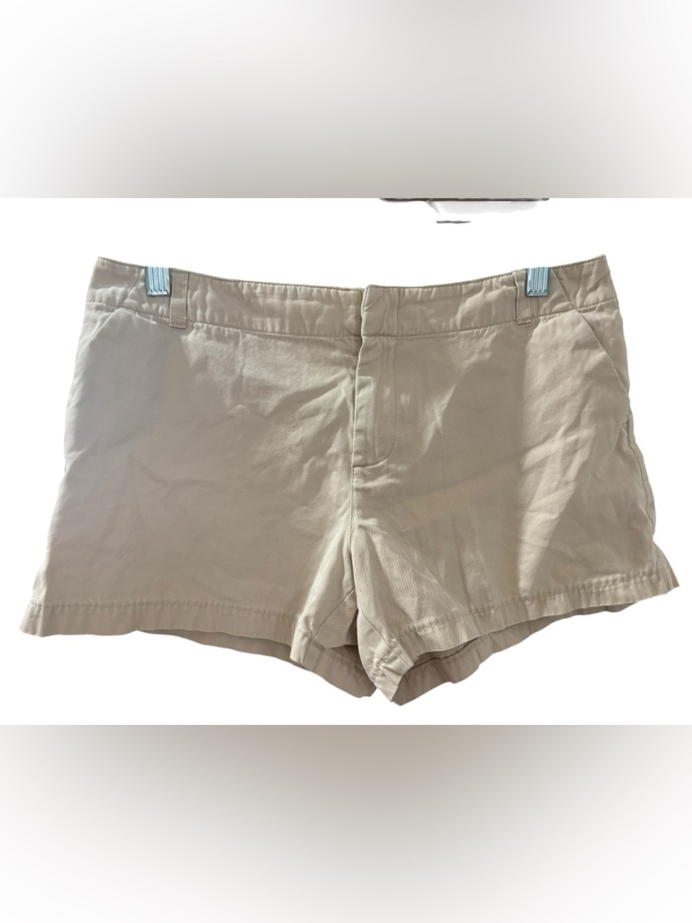 Banana Republic‎ Women's Factory Store Beige Cotton Shorts Size 4